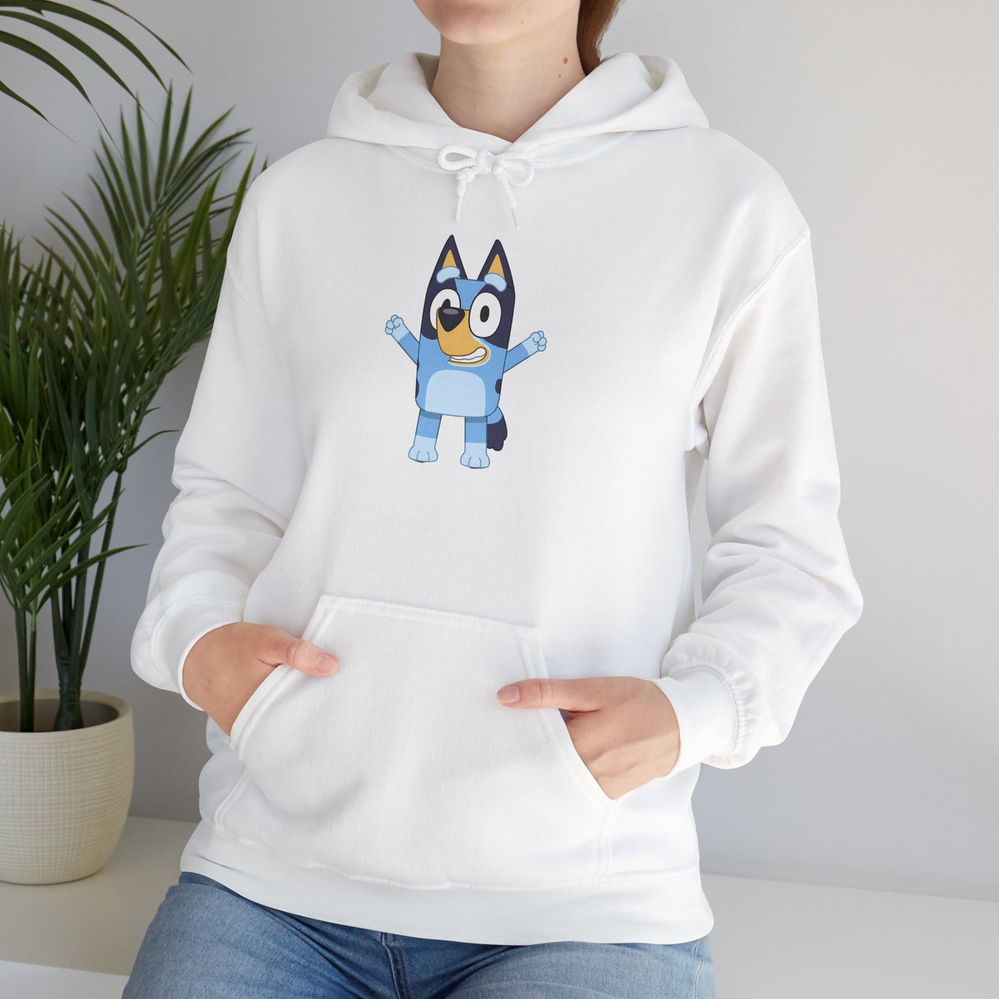 Bluey Cartoon Hoodie – Cute Blue Heeler Character Pullover