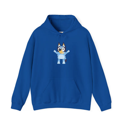 Bluey Cartoon Hoodie – Cute Blue Heeler Character Pullover