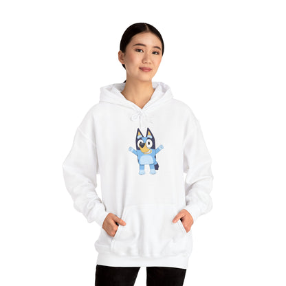 Bluey Cartoon Hoodie – Cute Blue Heeler Character Pullover
